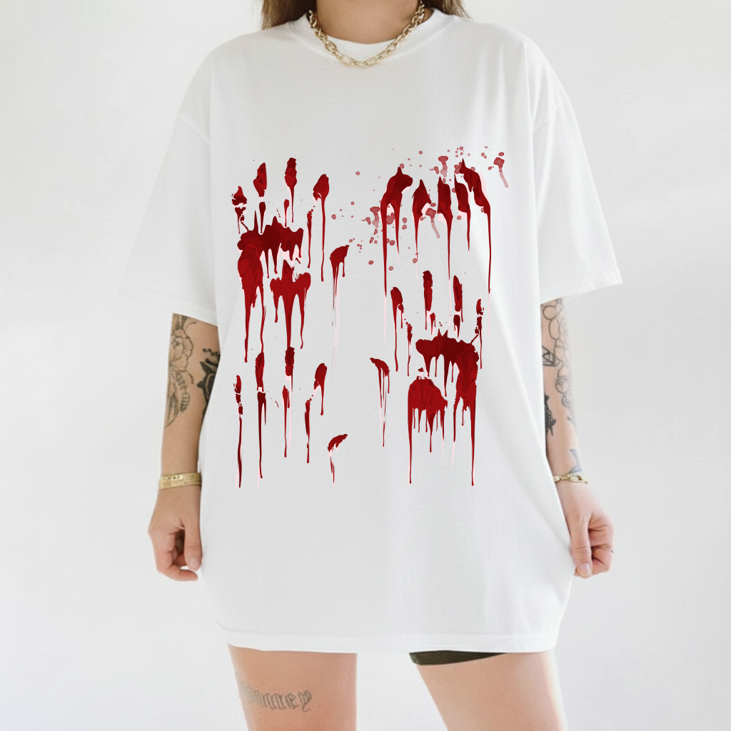 Handprint Horror Tee