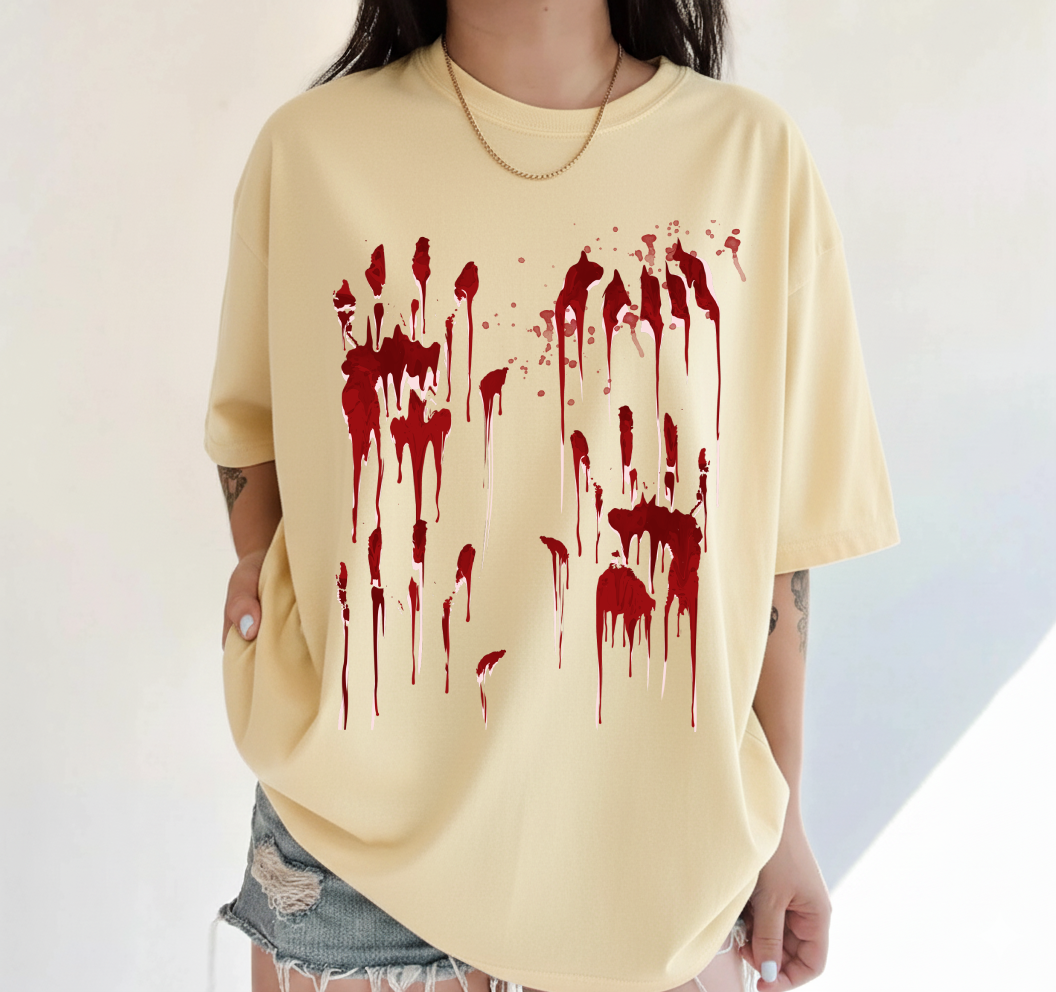 Handprint Horror Tee