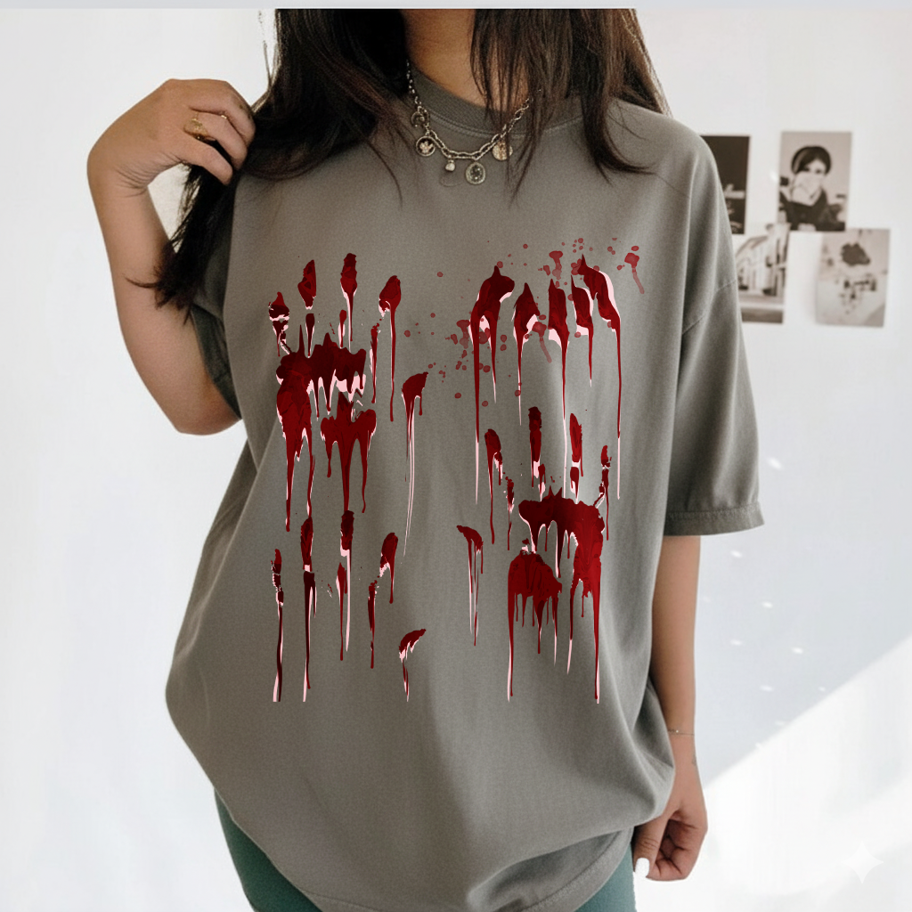 Handprint Horror Tee