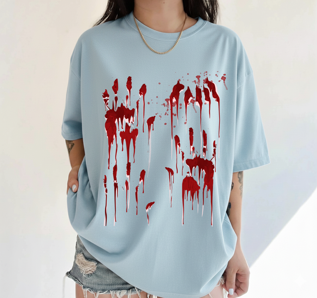 Handprint Horror Tee