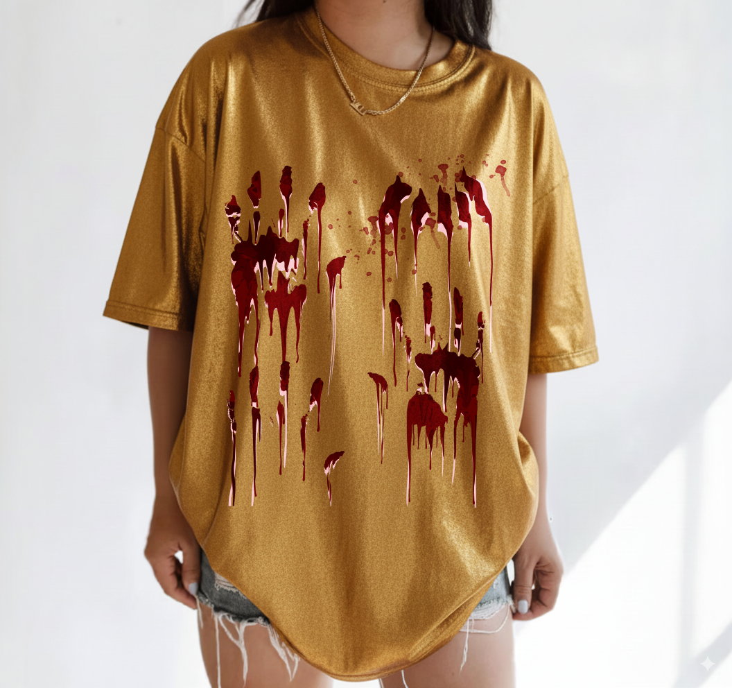 Handprint Horror Tee
