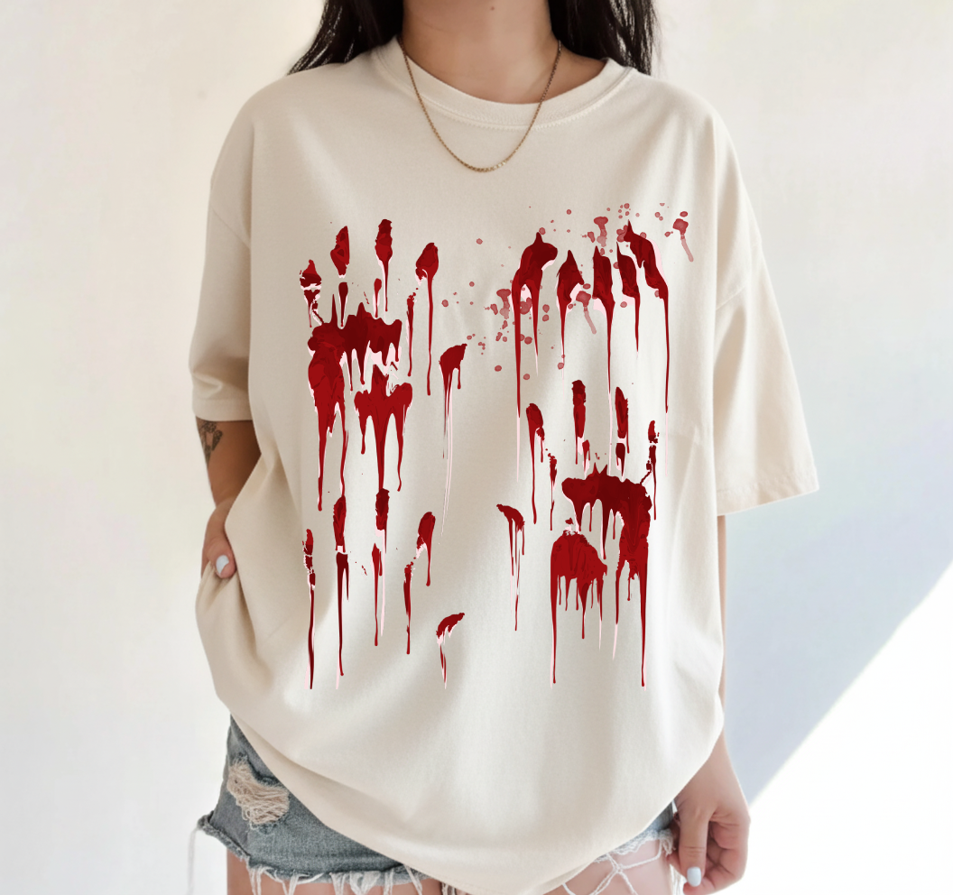 Handprint Horror Tee