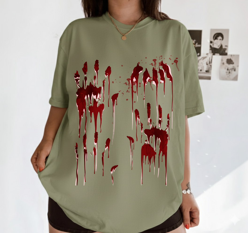 Handprint Horror Tee