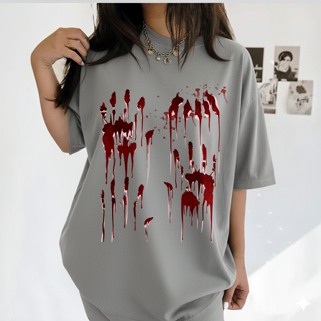 Handprint Horror Tee