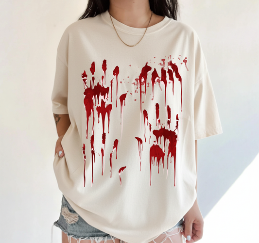Handprint Horror Tee