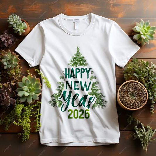 t-shirt happy new year 2026